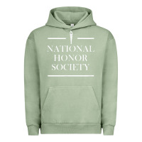 Pigment Oil Green National Honor Society Torch Urban Hoodie - longCreatives