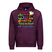 Mauve Wine i have autism i can't say trick or treat Urban Hoodie - JahusDesignShop