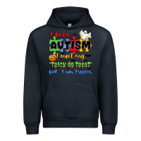 Navy i have autism i can't say trick or treat Urban Hoodie - JahusDesignShop