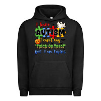 Pigment Black i have autism i can't say trick or treat Urban Hoodie - JahusDesignShop