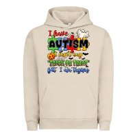 Pigment French Oak i have autism i can't say trick or treat Urban Hoodie - JahusDesignShop