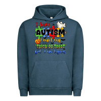 Pigment Midnight Navy i have autism i can't say trick or treat Urban Hoodie - JahusDesignShop