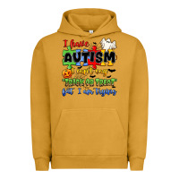 Pigment Peanut Butter i have autism i can't say trick or treat Urban Hoodie - JahusDesignShop