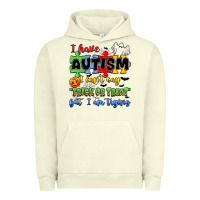 Pigment Pistachio i have autism i can't say trick or treat Urban Hoodie - JahusDesignShop