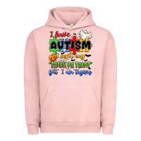 Pigment Salmon i have autism i can't say trick or treat Urban Hoodie - JahusDesignShop