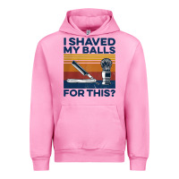 Fuchsia Pink Nice I Shaved My Balls For This Vintage Urban Hoodie - longCreatives