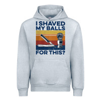 Heather Grey Nice I Shaved My Balls For This Vintage Urban Hoodie - longCreatives
