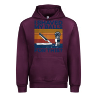 Mauve Wine Nice I Shaved My Balls For This Vintage Urban Hoodie - longCreatives