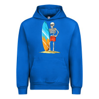 Cobalt Surfing Skeleton Halloween Themed Surf Lovers Gift Urban Hoodie - longCreatives