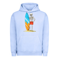 Pigment Grape Ice Surfing Skeleton Halloween Themed Surf Lovers Gift Urban Hoodie - longCreatives
