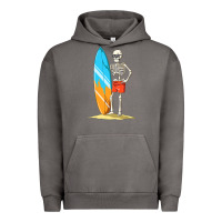 Pigment Tornado Surfing Skeleton Halloween Themed Surf Lovers Gift Urban Hoodie - longCreatives