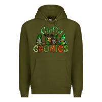 Army Green st patricks day gnomes Premium Hoodie - CowhideDigitalArt