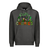 Charcoal Heather st patricks day gnomes Premium Hoodie - CowhideDigitalArt