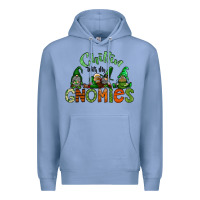 Colony Blue st patricks day gnomes Premium Hoodie - CowhideDigitalArt