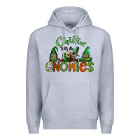 Heather Grey st patricks day gnomes Premium Hoodie - CowhideDigitalArt