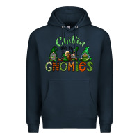 Navy st patricks day gnomes Premium Hoodie - CowhideDigitalArt