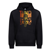 Black Taino Sun Boricua Vintage Taino Gift of Puerto Rico Urban Hoodie - longCreatives