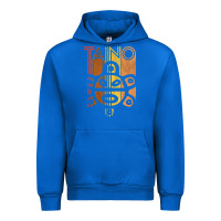 Cobalt Taino Sun Boricua Vintage Taino Gift of Puerto Rico Urban Hoodie - longCreatives