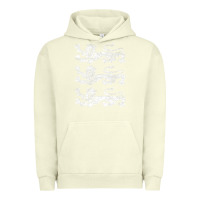 Pigment Pistachio Retro Three England Lions Vintage Souvenir Urban Hoodie - longCreatives