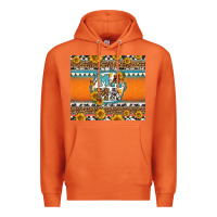 Carrot sunflowers hexagon frame mama Premium Hoodie - Jasminsmagicworld