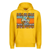Lemon sunflowers hexagon frame mama Premium Hoodie - Jasminsmagicworld
