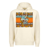 Sandshell sunflowers hexagon frame mama Premium Hoodie - Jasminsmagicworld