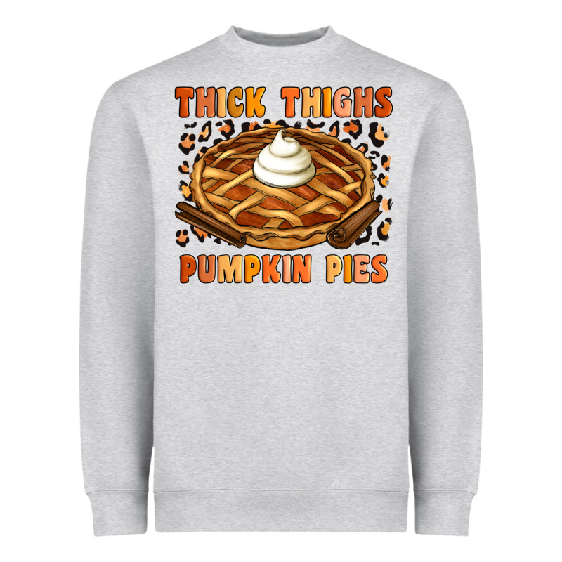 Thick Thighs Pumpkin Pies Heavyweight Sweatshirt by Artiststas | Teevron