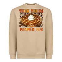 Mushroom Thick Thighs Pumpkin Pies Heavyweight Sweatshirt - Artiststas