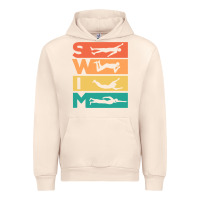 Sandshell Retro Vintage Swimming Gift For Swimmers Urban Hoodie - longCreatives