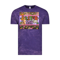 Cloud Purple Easter day farm animals tumbler Vintage Tee - HowdyJamesFarm
