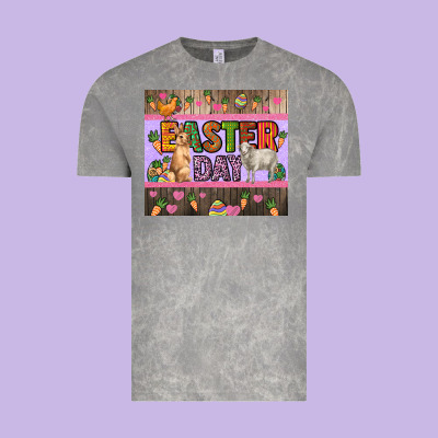 Easter Day Farm Animals Tumbler Vintage Tee Designed By Howdyjamesfarm