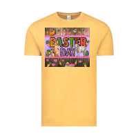 Vintage Mustard Easter day farm animals tumbler Vintage Tee - HowdyJamesFarm