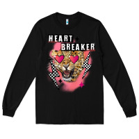 Black Heart breaker Valentine's Day Long Sleeve Tee - FaDigitalArtStudio
