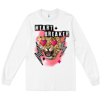 White Heart breaker Valentine's Day Long Sleeve Tee - FaDigitalArtStudio