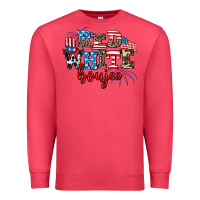 Cardinal Red whıte boujee Premium Sweatshirt - AdoDesignShop