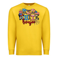 Lemon Red whıte boujee Premium Sweatshirt - AdoDesignShop