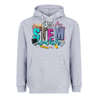 Heather Grey stem teacher Heavyweight Hoodie - AdoDesignShop