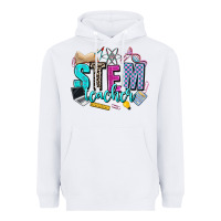 White stem teacher Heavyweight Hoodie - AdoDesignShop