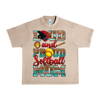French Oak loud and proud softball mom Urban Heavy Tee - RanaPortraitStore