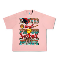 Salmon loud and proud softball mom Urban Heavy Tee - RanaPortraitStore
