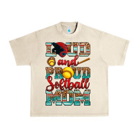 Sandshell loud and proud softball mom Urban Heavy Tee - RanaPortraitStore