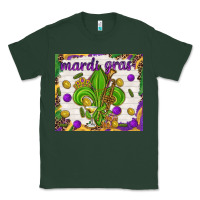 Sports Green Mardi Gras Fleur De Lis tumbler Classic Tee - HowdyJamesFarm