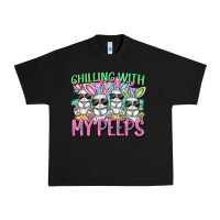 Black Chilling with my peeps Easter bunnies Urban Heavy Tee - CowGirlArtShop