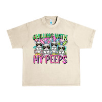Sandshell Chilling with my peeps Easter bunnies Urban Heavy Tee - CowGirlArtShop