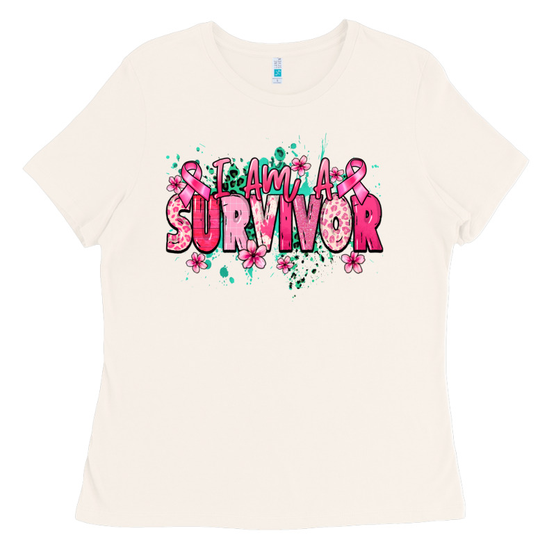 I Am A Survivor Cancere Awareness Ladies Tee by HowdyJamesFarm | Teevron