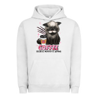 Pigment Lunar Rock coffee because murder is wrong grumpy cat Urban Hoodie - JahusDesignShop