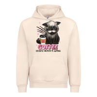 Sandshell coffee because murder is wrong grumpy cat Urban Hoodie - JahusDesignShop