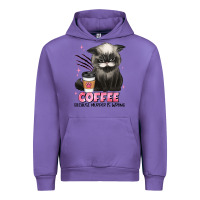 Tulip coffee because murder is wrong grumpy cat Urban Hoodie - JahusDesignShop