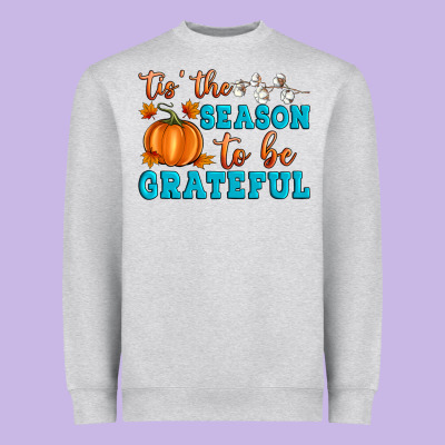 Tis' The Season To Be Grateful Heavyweight Sweatshirt Designed By Artiststas