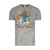 Cloud Rock He is risen with Cross Easter Day Vintage Tee - HowdyJamesFarm